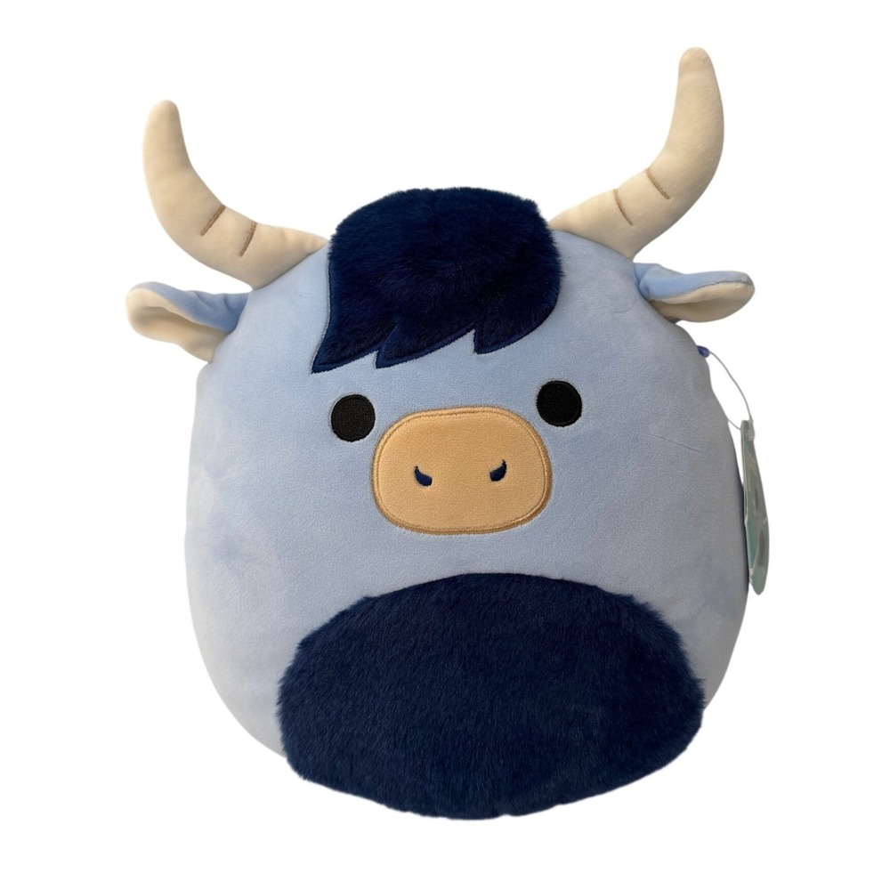 Squishmallows Toro Blue Bull Plush 14 Inch Stuffed Animal Toy New With Tags 2024
